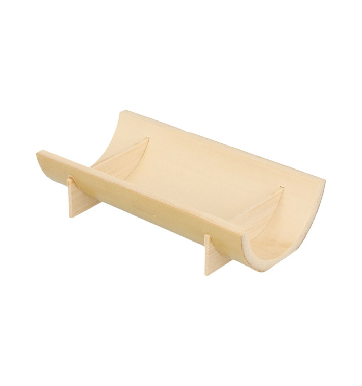 Vassoio di Bambu 10x5x2,3cm (20 Pezzi) Vassoio di Bambu 10x5x2,3cm (20 Pezzi)