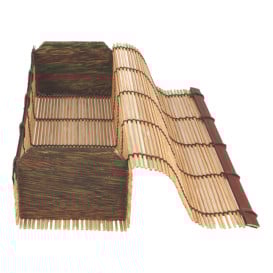Contenitori di Bambu Sushi 23x8x6cm (24 Pezzi)