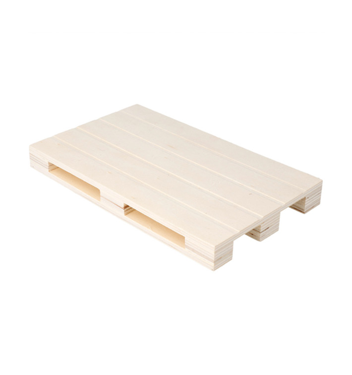 Vassoio Mini Pallet di Legno 20x12x2cm (1 Pezzi) Vassoio Mini Pallet di Legno 20x12x2cm (1 Pezzi)