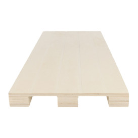 Vassoio Mini Pallet di Legno 40x15x2cm (1 Pezzi)