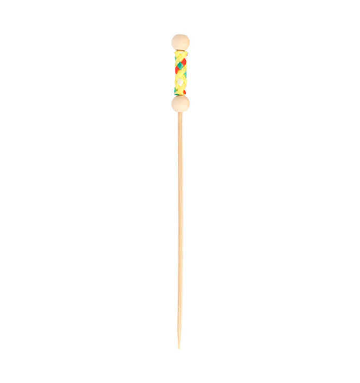 Spiedi di Bambu Natural 120 mm (100 Pezzi) Spiedi di Bambu Natural 120 mm (100 Pezzi)