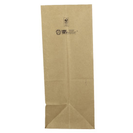 Sacchetto di Carta Kraft 50g/m² 22+12x30cm (25 Pezzi)