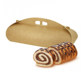 Scatola di Carta Porta Paste Kraft 35x10x10cm (100 Pezzi)