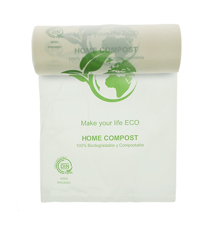 Rotoli sacchetti plastica Bio Home Compost senza manici 25x37cm (500 Pezzi) Rotoli sacchetti plastica Bio Home Compost senza manici 25x37cm (500 Pezzi)