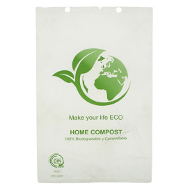 Sacchetti Plastica Block Bio Home Compost 23x33,5cm (100 Pezzi)