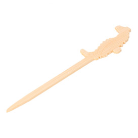 Spiedi di Bambu Decorato Cavalluccio Marino 90mm (100 Pezzi)