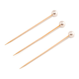 Spiedi di Bambu Decorato Perla 90mm (10000 Pezzi)