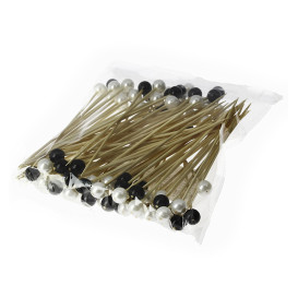 Spiedi di Bambu Decorato Perla 90mm (10000 Pezzi)