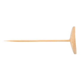 Spiedi di Bambu Decorato Piatto 100mm (1200 Pezzi)