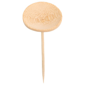 Spiedi di Bambu Decorato Piatto 100mm (1200 Pezzi)