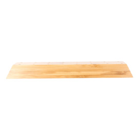 Supporto di Bambu per Spiedi Bambu marrone 20x6x2cm (12 Pezzi)