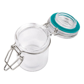 Barattolo di Vidrio Plastica Stagna 45 ml (24 Pezzi)