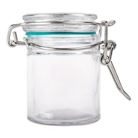 Barattolo di Vidrio Plastica Stagna 45 ml (96 Pezzi)