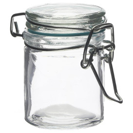 Barattolo di Vidrio Plastica Stagna 45 ml (96 Pezzi)