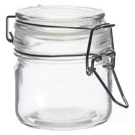 Barattolo di Vidrio Plastica Stagna 80 ml (24 Pezzi)