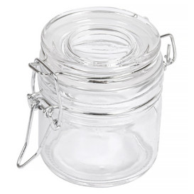 Barattolo di Vidrio Plastica Stagna 80 ml (24 Pezzi)