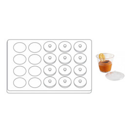 Kit Vassoio Capacità 20 Ciotola Tondo Transp. (12 Unità)