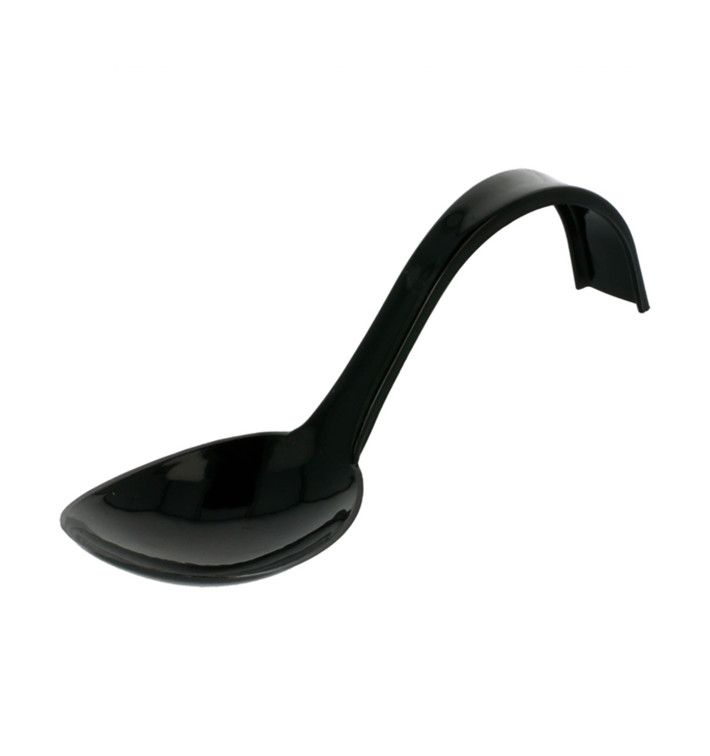 Cucchiaio Curvo Degustazione Nero 130mm (500 Pezzi) Cucchiaio Curvo Degustazione Nero 130mm (500 Pezzi)