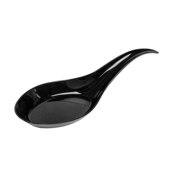 MiniCucchiaio Degustazione Nero 12 cm (100 Pezzi) MiniCucchiaio Degustazione Nero 12 cm (100 Pezzi)