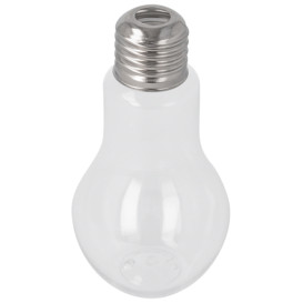 Bottiglie Lampadina Trasparente PET 100ml (25 Pezzi)