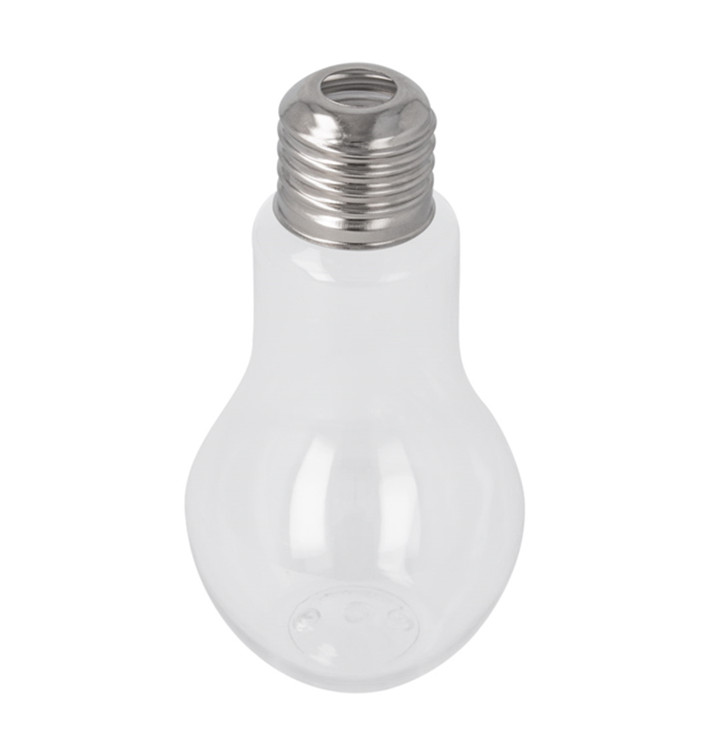 Bottiglie Lampadina Trasparente PET 400ml (200 Pezzi) Bottiglie Lampadina Trasparente PET 400ml (200 Pezzi)