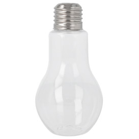 Bottiglie Lampadina Trasparente PET 400ml (200 Pezzi)