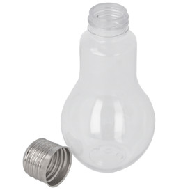 Bottiglie Lampadina Trasparente PET 400ml (200 Pezzi)
