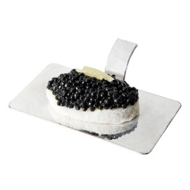 Piatto Degustazione Manico Argento 10x5,5cm (1296 Pezzi)