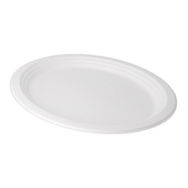 Vassoi Canna Zucchero Bianco 320x255x21mm (50 Pezzi)
