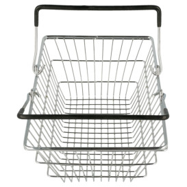 Mini Cestino Spesa presentazoine Acciaio 185x135mm (1 Pezzi)