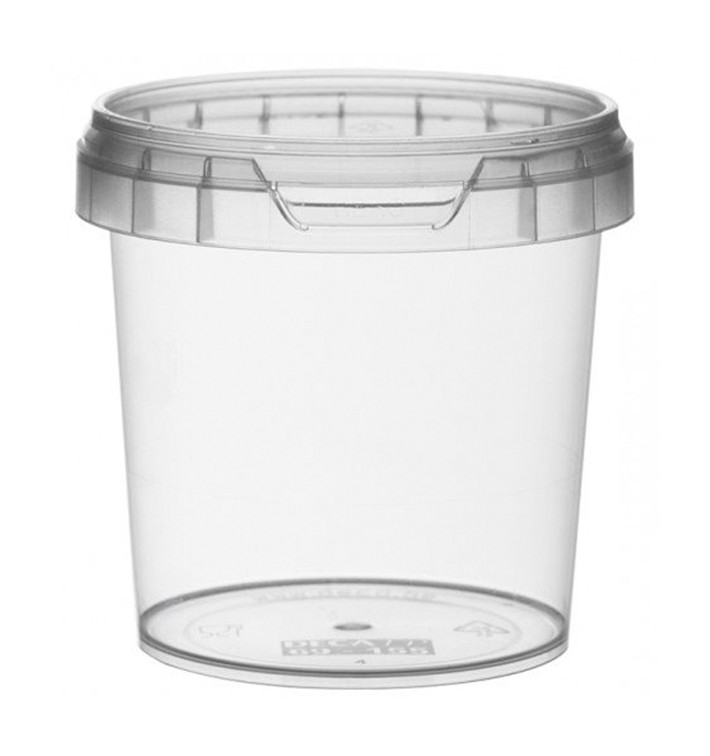 Coppette Plastico con Coperchio Inviolabile 155ml Ø6,9 (24 Pezzi) Coppette Plastico con Coperchio Inviolabile 155ml Ø6,9 (24 Pezzi)