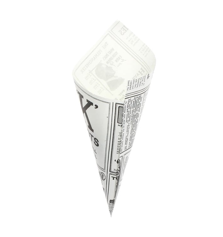 Cono di Carta Greaseproof Parchment 160mm 40g (250 Pezzi) Cono di Carta Greaseproof Parchment 160mm 40g (250 Pezzi)