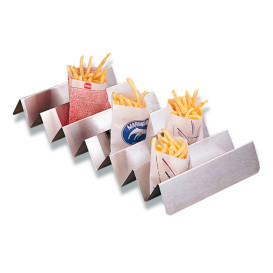 Supporto per Panini Acciaio 47x25x5,5 cm (12 Pezzi) 