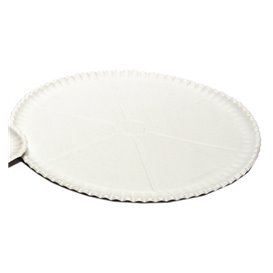 Piatto di Carta Bianca per Pizza Ø33cm (50 Pezzi)