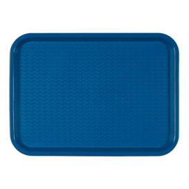 Vassoio Plastica Rigida Blu 27,5x35,5cm (1 Pezzi)