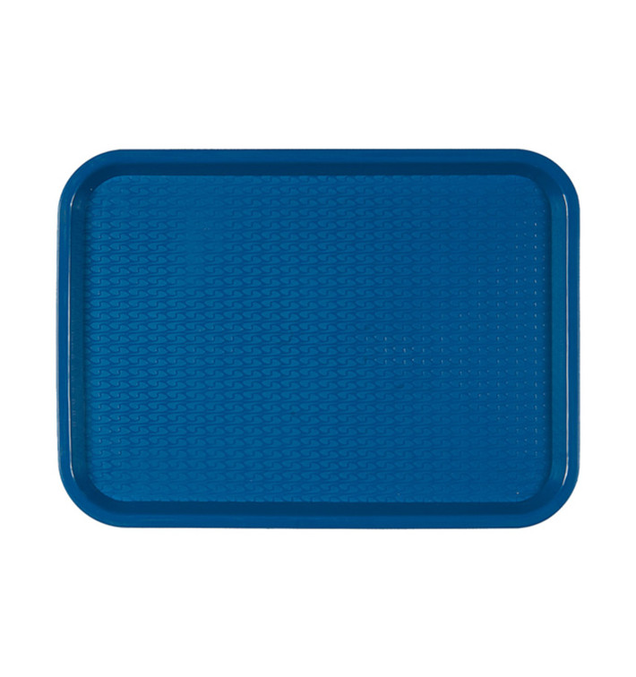 Vassoio Plastica Rigida Blu 27,5x35,5cm (1 Pezzi) Vassoio Plastica Rigida Blu 27,5x35,5cm (1 Pezzi)
