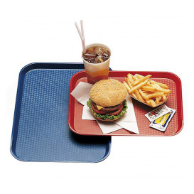 Vassoio Plastica Rigida Blu 27,5x35,5cm (1 Pezzi)
