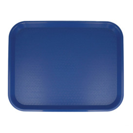 Vassoio Plastica Rigida Blu  35,5x45,3cm (1 Pezzi)