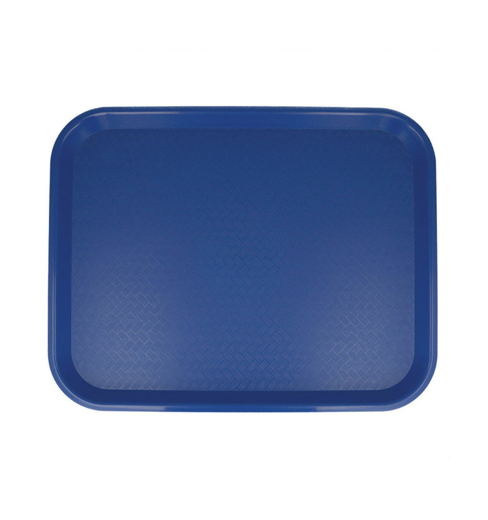 Vassoio PP Fast Food Blu 35,5x45,3cm (1 Pezzo)