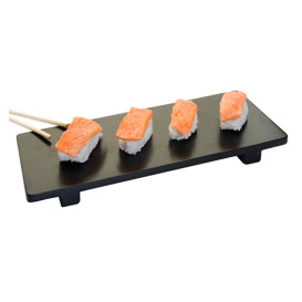 Vassoio di Bambu Nero 50x23x2,5cm (10 Pezzi)