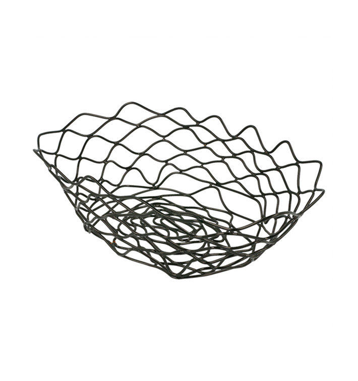Cesto Ovale Acciaio Nero 240x152x70mm (1 Pezzi) Cesto Ovale Acciaio Nero 240x152x70mm (1 Pezzi)