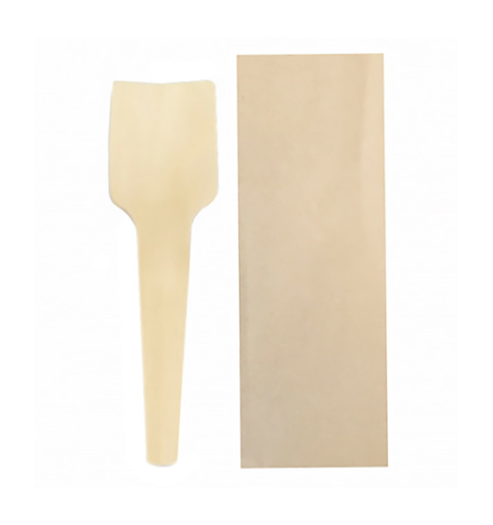 Cucchiaino di Lengo per Gelado Imbustate 70mm (50 Pezzi) Cucchiaino di Lengo per Gelado Imbustate 70mm (50 Pezzi)