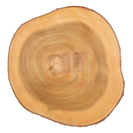 Vassoio Rotondo Presentazione Legno Ø230x35mm (1 Pezzi)