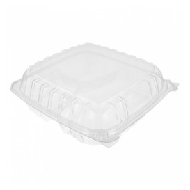 Contenitore Coperchio Cerniera OPS 3 C. "Clear Seal" 4070ml (100 Pezzi)