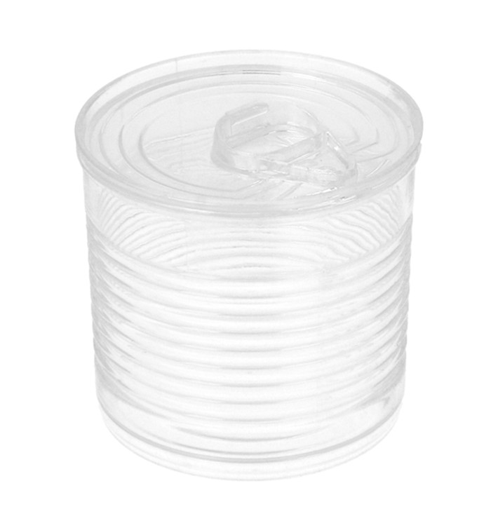 Scatola di Conserva Trasp. PS 60ml Ø5,1x4,8cm (25 Pezzi) Scatola di Conserva Trasp. PS 60ml Ø5,1x4,8cm (25 Pezzi)