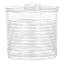Scatola di Conserva Trasp. PS 60ml Ø5,1x4,8cm (25 Pezzi)
