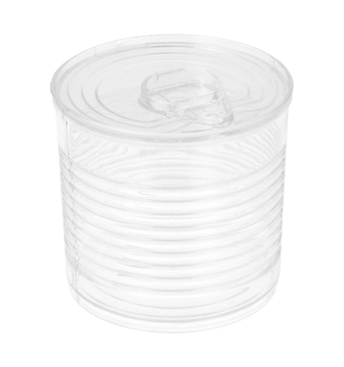 Scatola di Conserva Trasp. PS 110ml Ø6x5,7cm (25 Pezzi) Scatola di Conserva Trasp. PS 110ml Ø6x5,7cm (25 Pezzi)