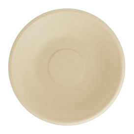 Piatto Canna da Zucchero Fondo Natural Ø160mm (1000 Pezzi)