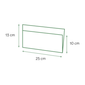 Sacchetto Carta Antigrasso Bianco 25x13/10cm (4000 Pezzi)