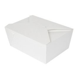 Contenitore di Cibo Bianco 19,7x14x9cm 2880ml (50 Pezzi)
